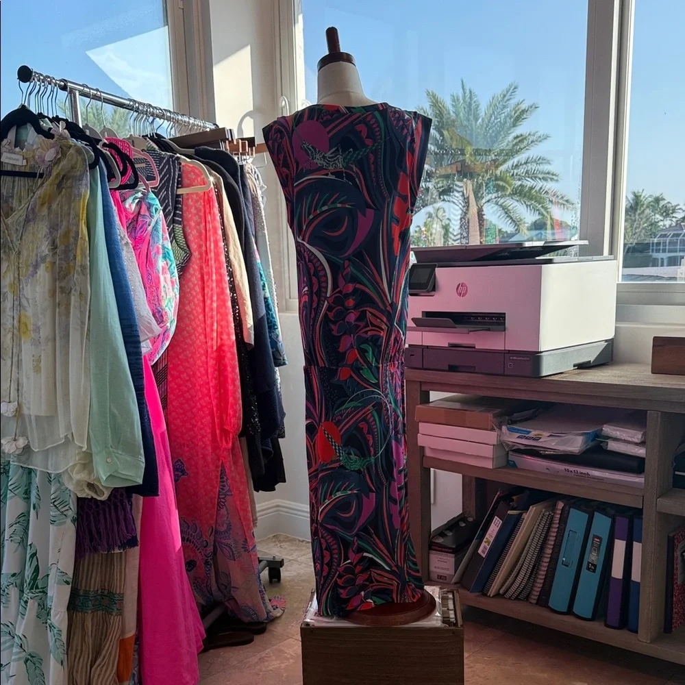 Emilio Pucci Bold Patterned Maxi Dress - Picture 2 of 2
